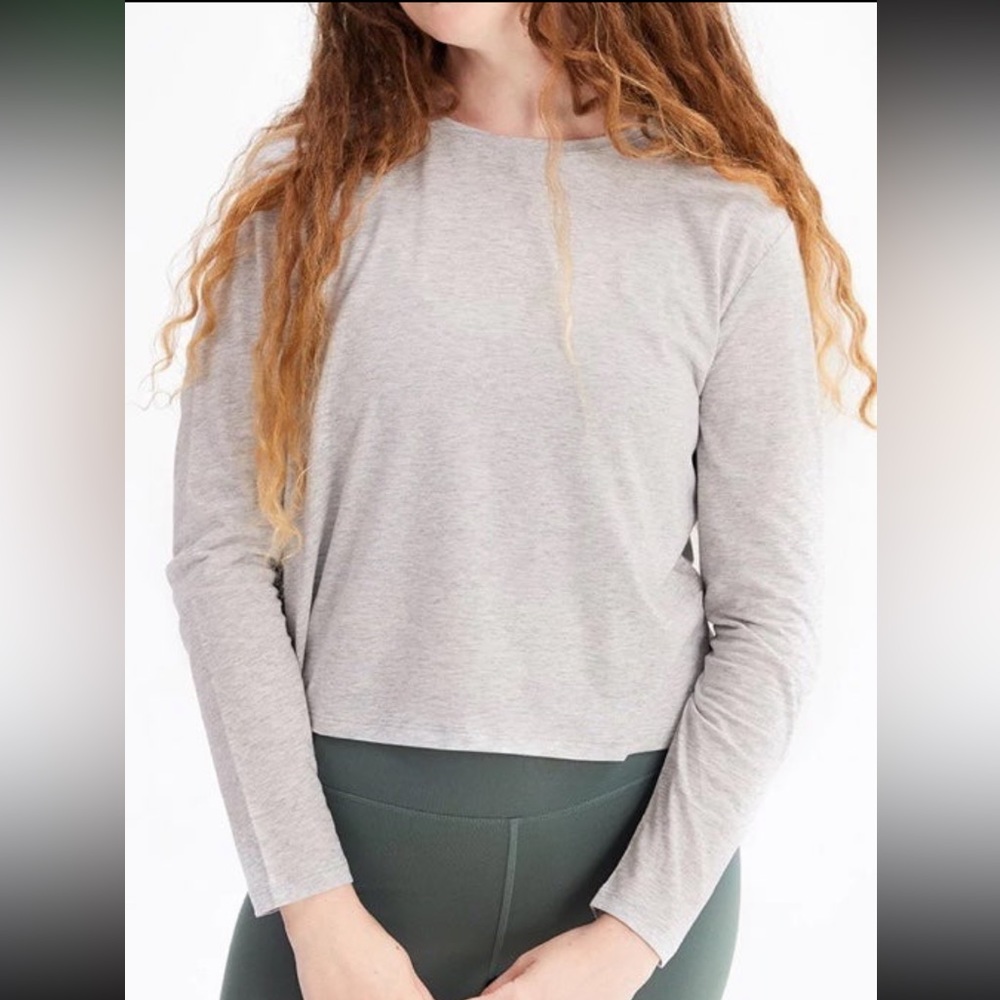 NWT  Sea Salt Cupro Long Sleeve Tee